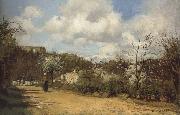 Camille Pissaro View from Louveciennes France oil painting artist